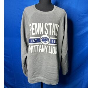 Penn State Nittany Lions Gray Crewneck Sweatshirt 2XL PSU Loungewear Collegiate